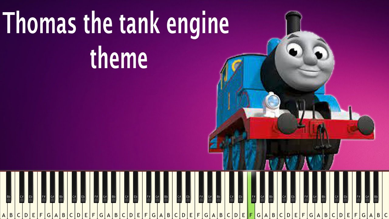 Thomas the tank engine theme - PIANO TUTORIAL - YouTube