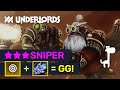 ★★★ SNIPER Epic Comeback! Dead Eye Scrappy = GG Late Game! | Dota Underlords