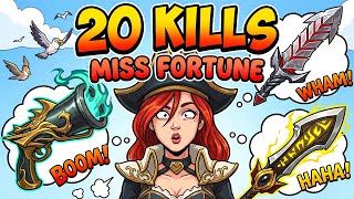 20 Kills Miss Fortune Guide Gameplay !! Miss Fortune Build Skins ADC Guide LOL Miss Fortune Bot Lane