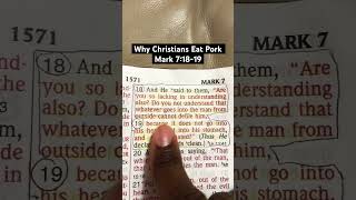 Why Do Christians Eat Pork? 🐷