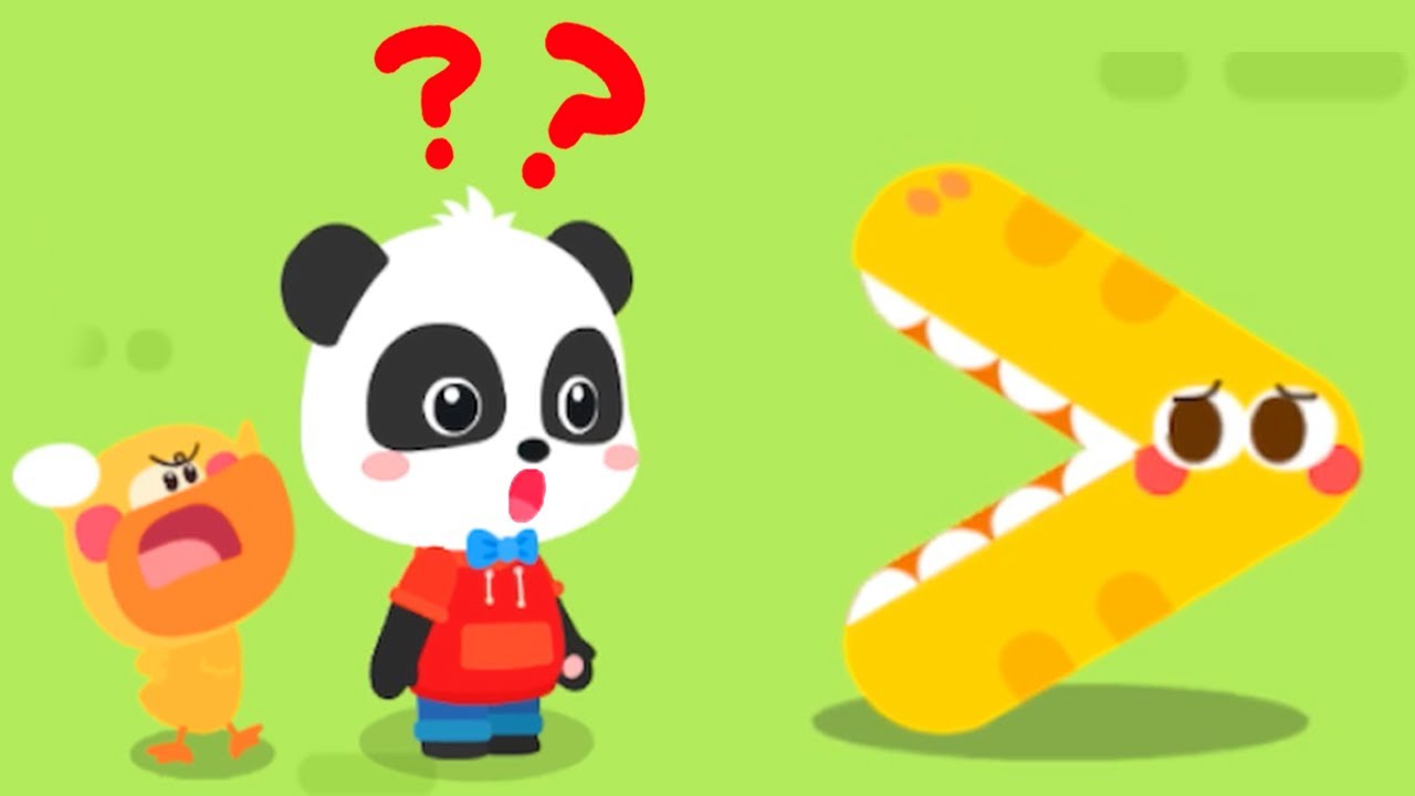 Little Panda's Learning Academy #27 - Help Kiki and Quacky to Find Big Mouth Monsters - BabyBus Game