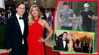 Jared & Ivanka finish their jog on Saturday with a colorful Secret Service agent running behind