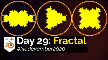 Nodevember 2020: Day 29 - Fractal: Mandelbulb (Blender 2.91 Eevee Timelapse)