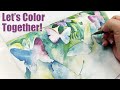 Reverse COLORING Book RELAXATION, Join Me LIVE