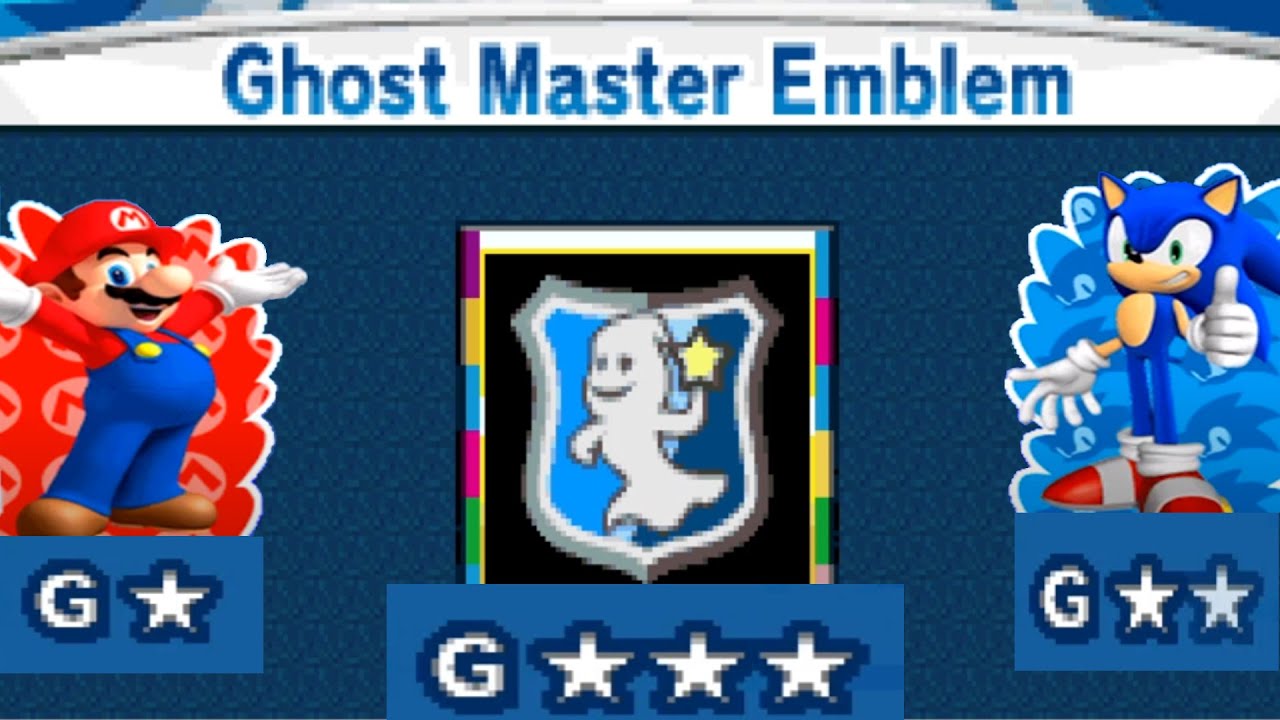 Mario & Sonic at the Olympic Winter Games (DS) - All staff ghosts beaten