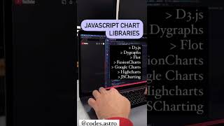 JavaScript Chart Libraries #reels #100daysofcode #javascript #shorts #youtubeshorts