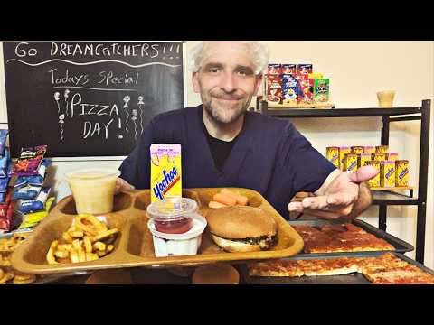 First Day On The Job At The School Cafeteria 🍕🍔ASMR Role Play