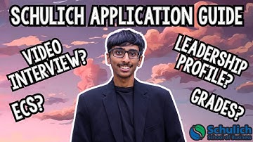 How I Got Into The Schulich School Of Business | Exemplar Leadership Profile and Video Questions
