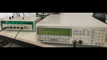 FLUKE PM6681 Refurbishing, OCXO Upgrade and Calibration with the newly build PLISCH UQO322 GPSDO