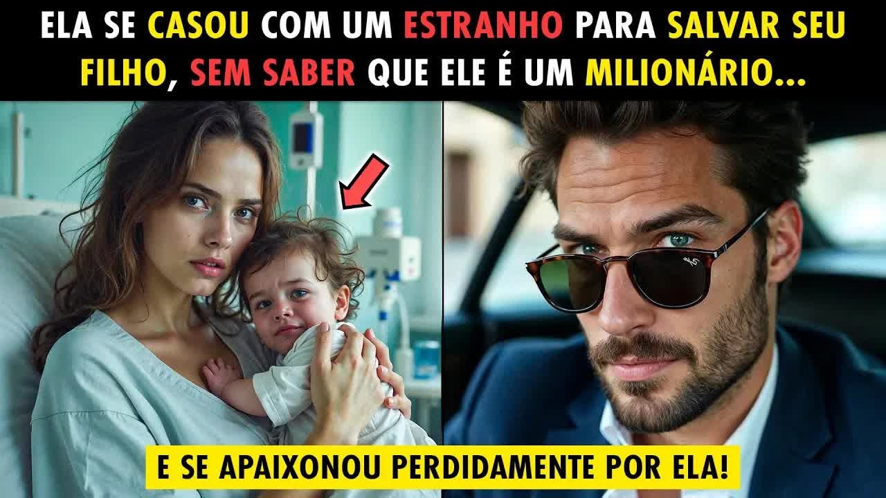 ELA SE CASOU COM UM ESTRANHO PARA SALVAR SEU FILHO, SEM SABER QUE ELE É UM MILIONÁRIO ...