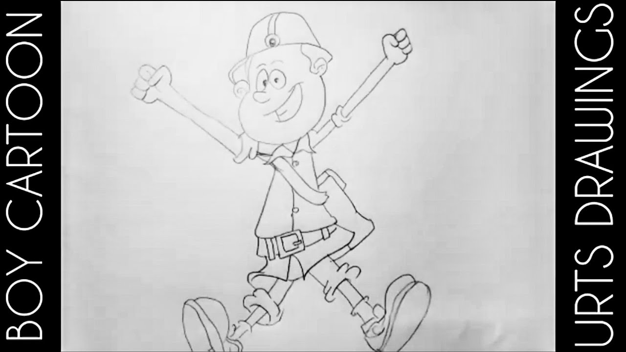 How to draw Cartoon Characters(3) - YouTube