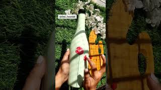 Bottle Art | Easy Finger Painting Technique For Beginners| Home Decor| #diybottleart #bottlecraft