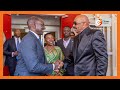 President Ruto and Racheal Ruto meet Steve Harvey at the Tyler Perry Studios in Atlanta, Georgia.