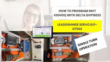 HMI Programming for INVT VS043Q with Delta DVP16ES2 PLC and Leadshine ELP-D750Z Servo Drive Integra