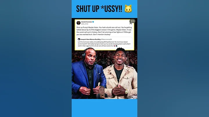 Daniel Cormier calls Joaquin Buckley a P**** and UFC feud erupts!