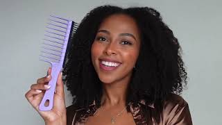 How To Get Curl Definition With The Wide Tooth Comb