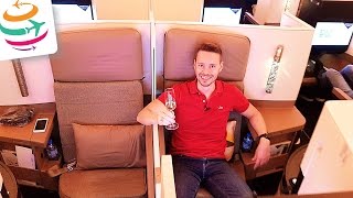 Etihad Business Class A380 (Brandneu) Flug Erfahrung Bericht Report Deutsch | GlobalTraveler.TV