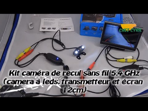 Caméra de recul sans fil, pour câblage de voiture, Kit 2.4GHz