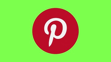 Pinterest Icon - Logo Animated | Green Screen | Free Download | 4K 60 FPS!