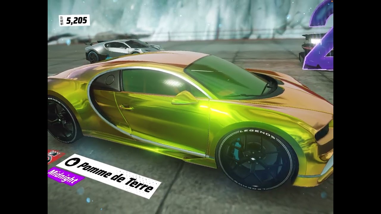 Asphalt legends unite / trying evo Bugatti chiron 