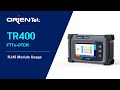 ORIENTEK FTTx OTDR TR400 | RJ45 module usage