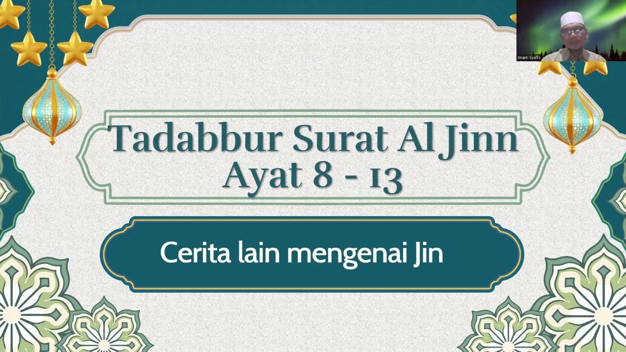 Tadabbur Surat Al Jin Ayat 8-13 I Ust. Imam Syafi'i, Lc. MPd. #kkp #tarbiyah #talaqqi #reels