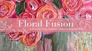 Floral Fusion: A Journey from Abstract Chaos to Bouquet Bliss Paint tutorial