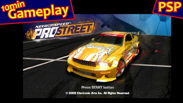 Need for Speed: ProStreet ... (PSP) Gameplay