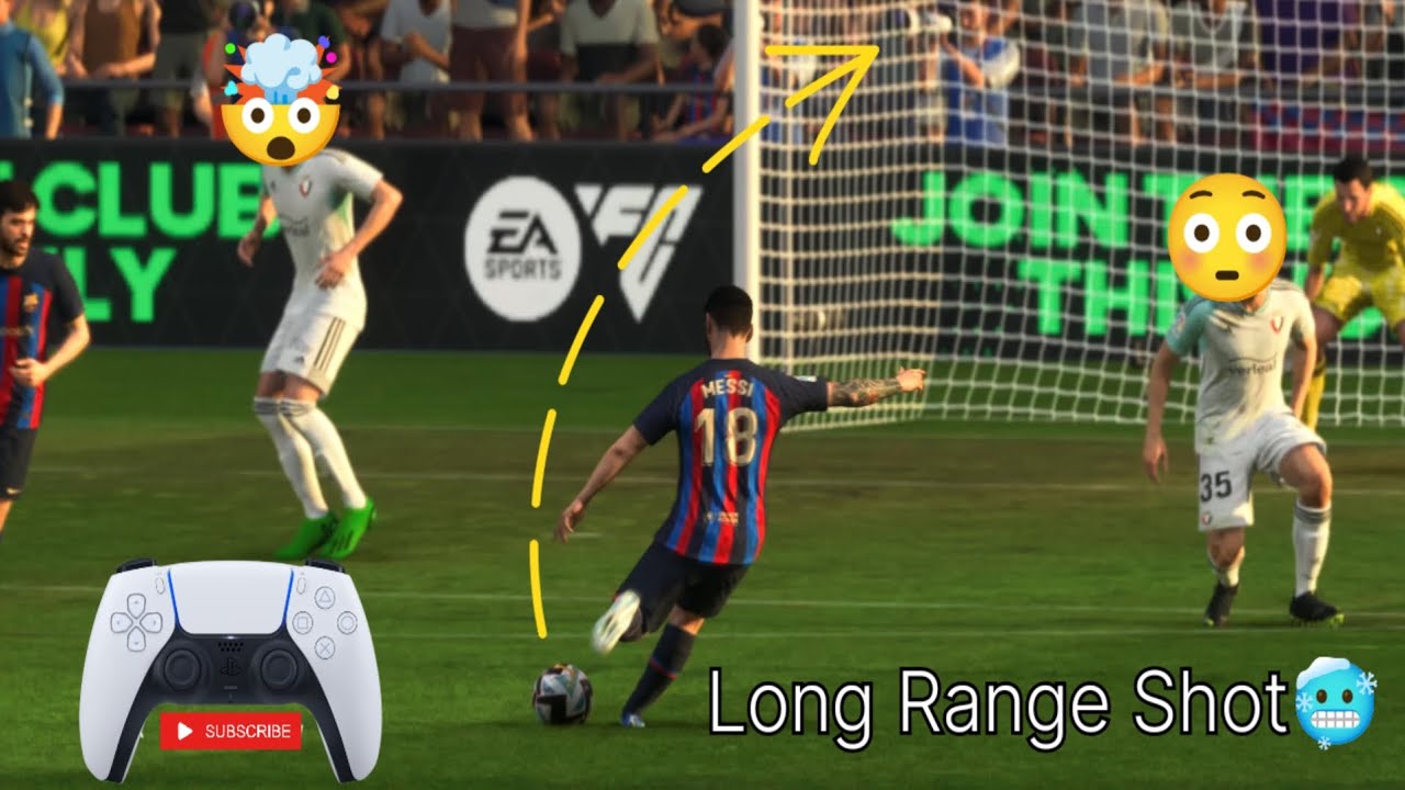 FIFA 23 LONG SHOT TUTORIAL HOW TO SCORE GOALS FROM LONG RANGE IN FIFA