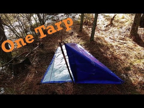 Wie ein Floored Zelt mit einem Tarp Make
