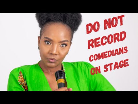 Do not record comedians and this is why. | Thenjiwe Comedy South African funny comedian