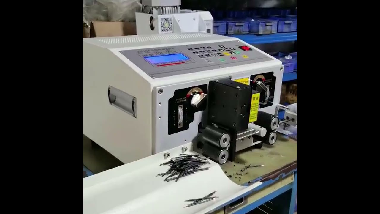 Automatic computer wire cutting machine Wire and cable double wire single wire stripping machine