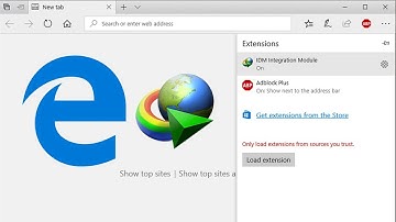 Install official MS Edge Browser IDM Integration Module.