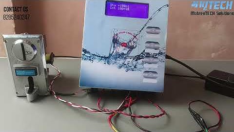MTS-5031 Water Vending Control Panel || Coin and Card both operated || by MatreeTech Solutions