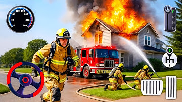 Fire Truck Simulator – Extreme Emergency Response in Open World City! (Android Gameplay)