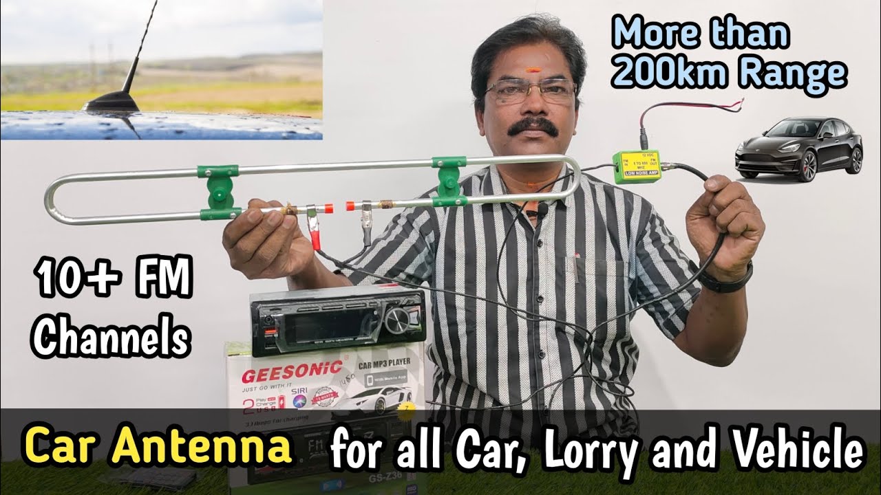 Best Car Antenna | Get 10+ FM Channels with 200 km Long-Range Reception! | கார் ஆன்டென்னா