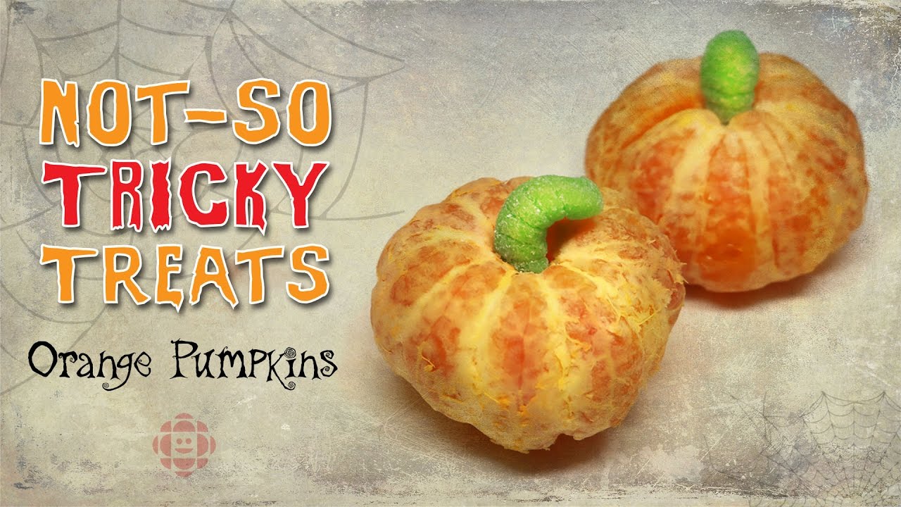 Not-So Tricky Treats: Orange Pumpkins - .