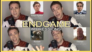 AVENGERS SING RADIOACTIVE!! (Endgame Impressions - Thor, Loki, Hulk, Black Panther, Spider Man)