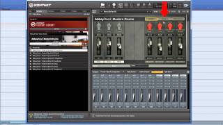 Samplitude & Kontakt 4 Drums Part 2: Abbey Road Drums Multi-Out Routing