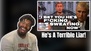 AMERICAN REACTS TO Prince Andrew Definitely Not Being Suspicious At All Compilation | Russell Howard
