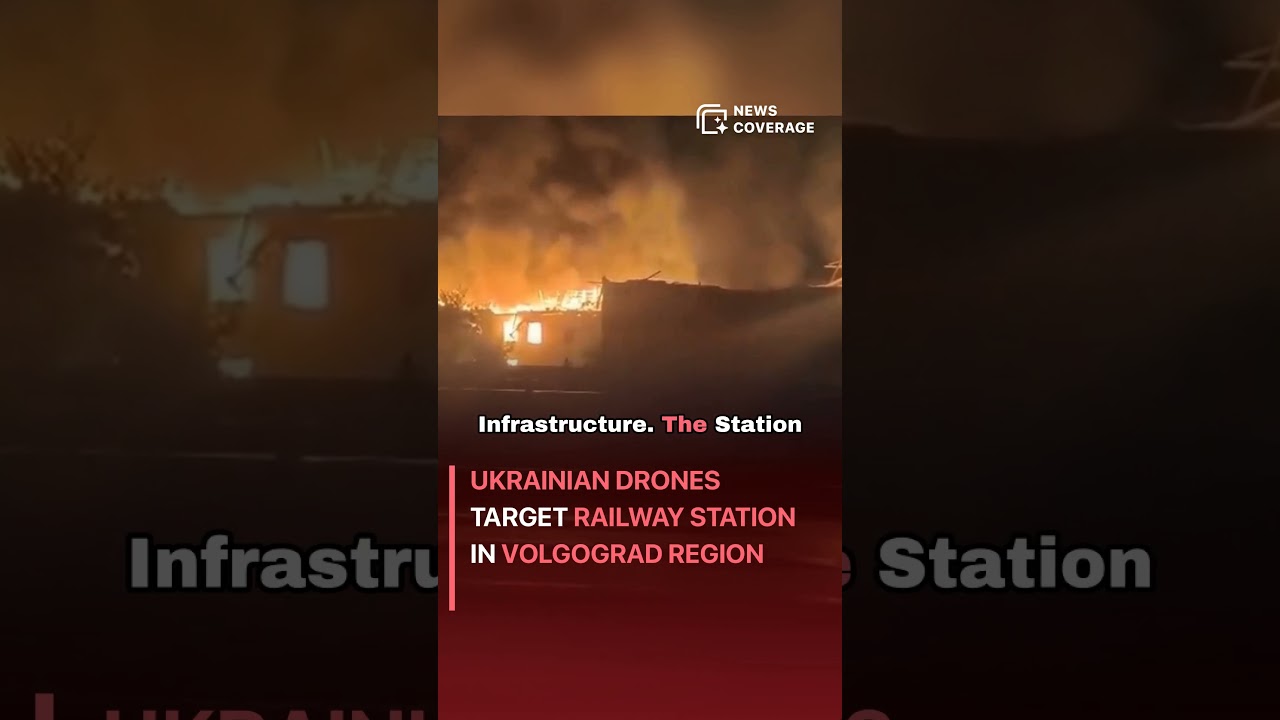 Ukrainian drones target railway station in Volgograd region 