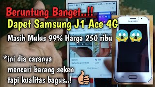 Unboxing Hp Samsung J1 Ace 4G Seken Harga 250 Ribu // Cara Belanja di Toko Marketplace