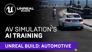 AV Simulation: Autonomous Vehicle Training | Unreal Build: Automotive 2021