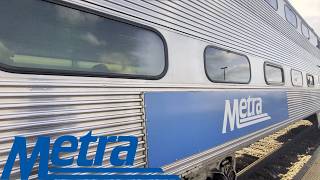 Metra MD-W - METX 2225 Departs National St. in Elgin, IL