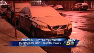 Crews work to keep roads clear Tuesday