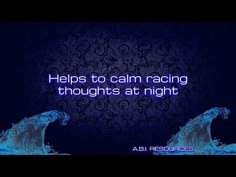 YouTube thumbnail for: Calm Racing Thoughts ~ Sleep Healthier ~ Natural Beach Night Sounds ~ Connecticut Home HealthCare