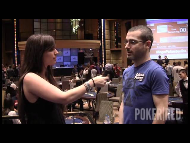 MegaPokerSeries Madrid Día 1A: Entrevista a Diego Pérez
