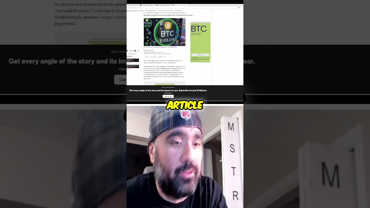 BlackRock's new Bitcoin Allocation. Why 2% Matters. 