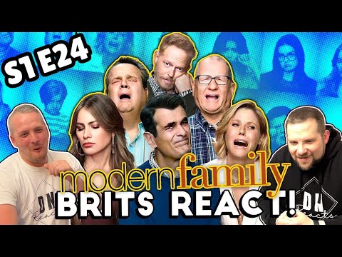 British Guys HILARIOUS Modern Family Reaction | Season 1 Episode 24 (Family Portrait)