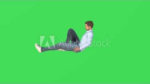 Man green screen free download 3d man sitting Chromakey rendering animation buy in telegram bio